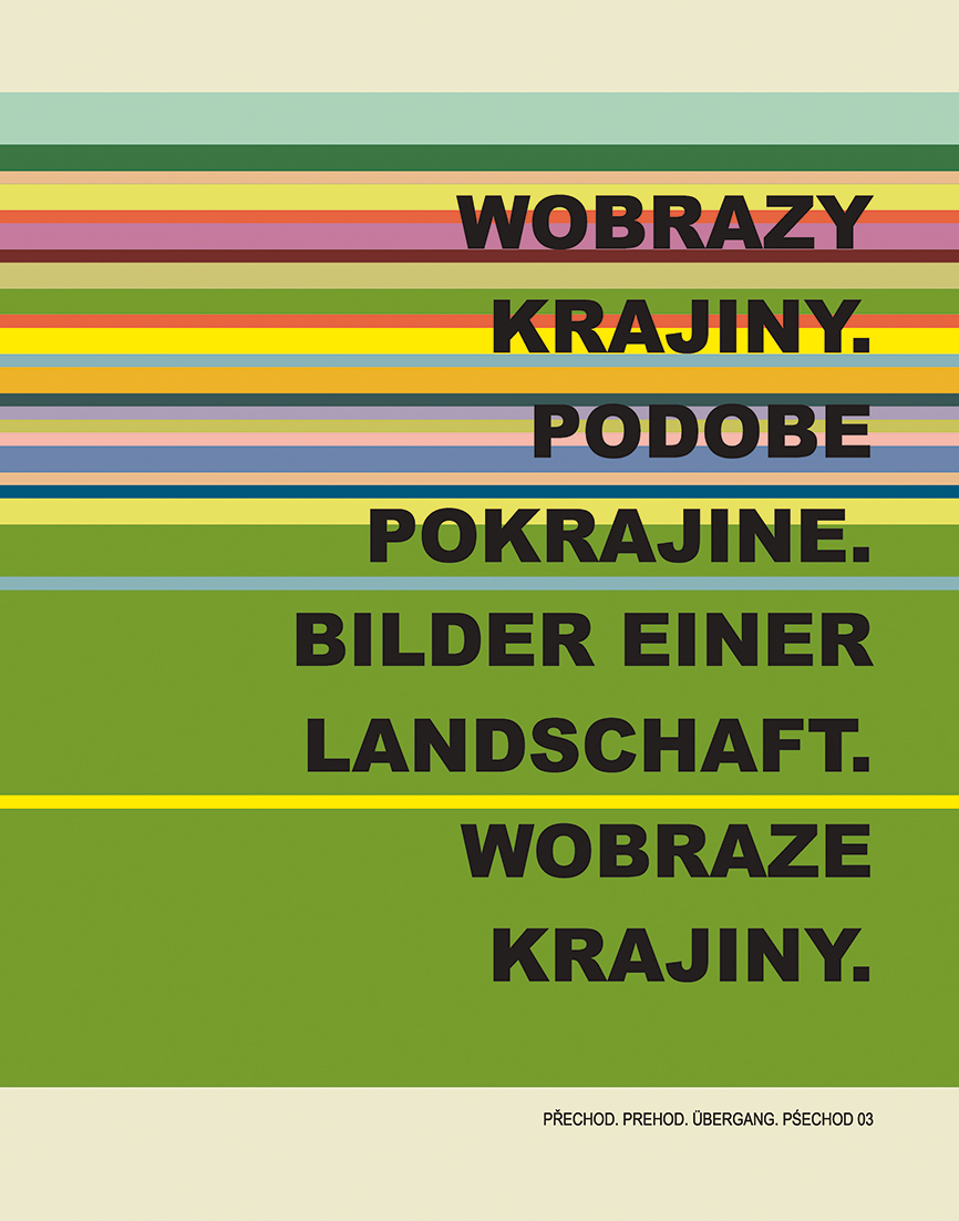 Wustajeńca »Přechod 03« započina so 26. meje w Budyskim Serbskim muzeju, budźe dale wot 3. oktobra w Slovenj Gradecu (KGLU), wot 23. januara 2020 w Celovecu (MMKK) a wot 25. junija 2020 w Choćebuskim Serbskim muzeju widźeć. Grafika: <b>Karl Vouk</b>