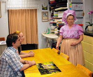 Doris Heinzowa w swójej šlodaŕni, 2012 Foto: Justyna Michniuk