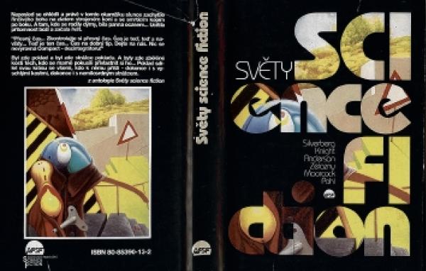 Knižna wobalka »Světy Science fiction« Reprodukcija: Jurij Łušćanski