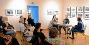 Pśi góźbje wótwórjenja wustajeńce »Wejsne wobraze – hynacej žywy byś« Foto: Justyna Michniuk