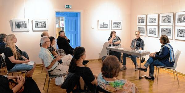 Pśi góźbje wótwórjenja wustajeńce »Wejsne wobraze – hynacej žywy byś« Foto: Justyna Michniuk