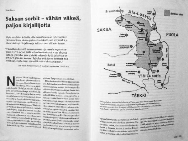 Titulna strona nastawka »Serbja w Němskej – mało ludźi, wjele spisowaćelow«