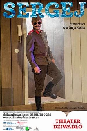 Jurij Koch Sergej, inscenacija Budy skeho NSLDź, premjera 30. septembra 2018 w Sulšecach, režija : Olaf Heis , hrajerjo : Jan Mikan, Katharina Pöpelec, Jurij Šiman, Torsten Schlosser, Petra-Maria Bulankec-Wencelowa