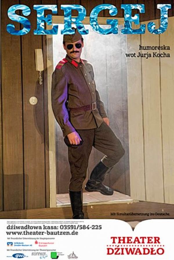 Jurij Koch Sergej, inscenacija Budy skeho NSLDź, premjera 30. septembra 2018 w Sulšecach, režija : Olaf Heis , hrajerjo : Jan Mikan, Katharina Pöpelec, Jurij Šiman, Torsten Schlosser, Petra-Maria Bulankec-Wencelowa
