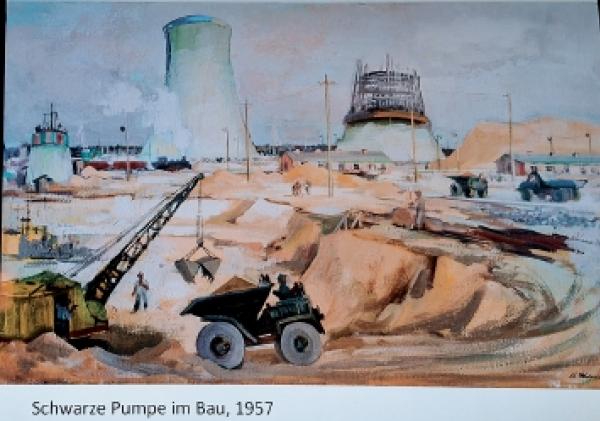 Wobraz z lěta 1957 pokažo twaŕ milinaŕnje Carna Plumpa.