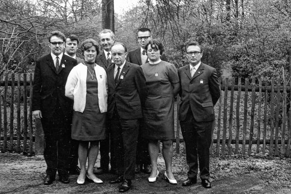 Sobuźěłaśerje wótrěda Stawizny w maju 1971 Foto: SKA