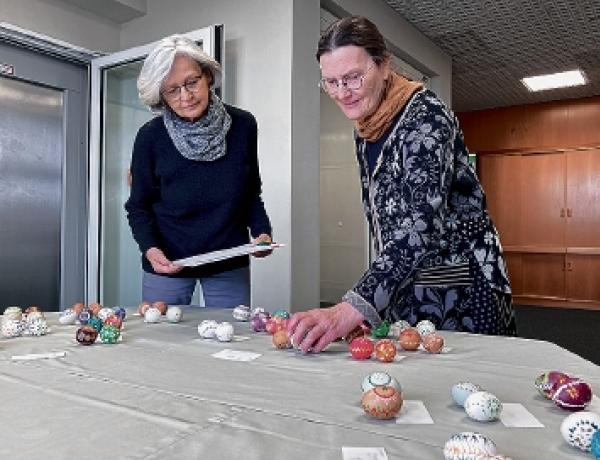 Jury Marja Jaworkowa (nalěwo) a Helena Palmanowa. Foto: Rejzka Krügerowa