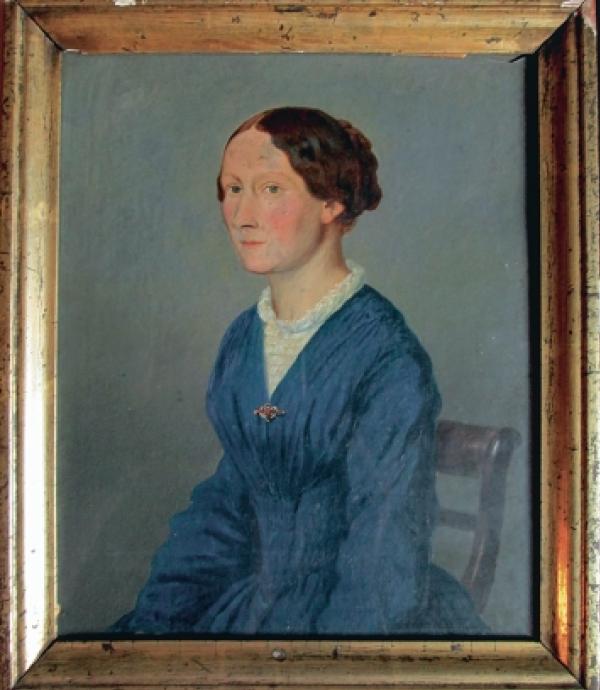 Portret Herty Wićazec. Reprodukcija: Jurij Łušćanski