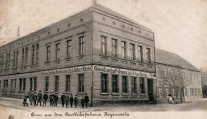 Załoženski dom WSBT Nikolajec restawracija (wot 1902 Gesellschaftshaus) Array