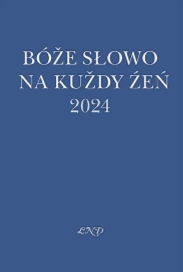 Bóže słowo na kuždy źeń 2024, Gronka ochranojskeje bratšojskeje wósady, wudało se w zgromadnem źěle ze Spěchowańskim towaristwom za serbsku rěc w cerkwi z. t., zestajił Hartmut S. Leipner, brošura, 120 b., 978-3-7420-2762-7, 2,5 €