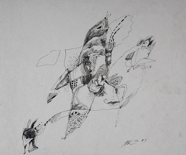Bjez titula, 1989, pjerokrjesba na papjerje Wobraz: priwatne wobsydstwo